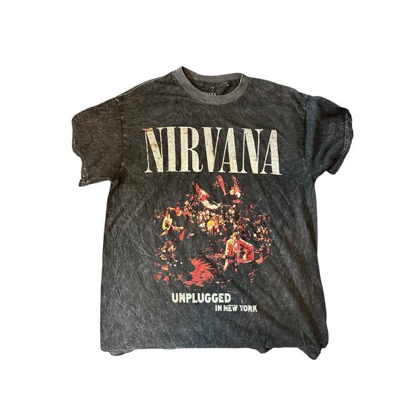Nirvana Unplugged in New York T-Shirt Men’s Medium - Picture 2 of 4